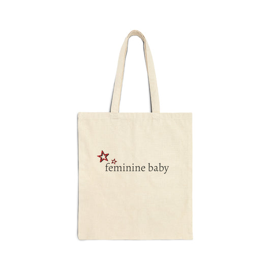 feminine baby tote bag